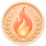 100-day streak badge